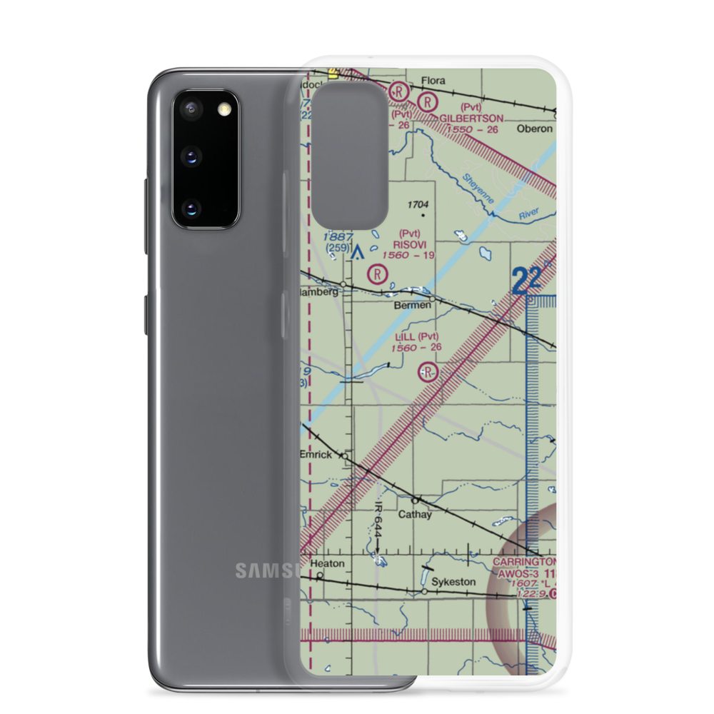 Lill Strip (NA75) VFR Sectional Samsung Case Samsung Galaxy S20 model shown