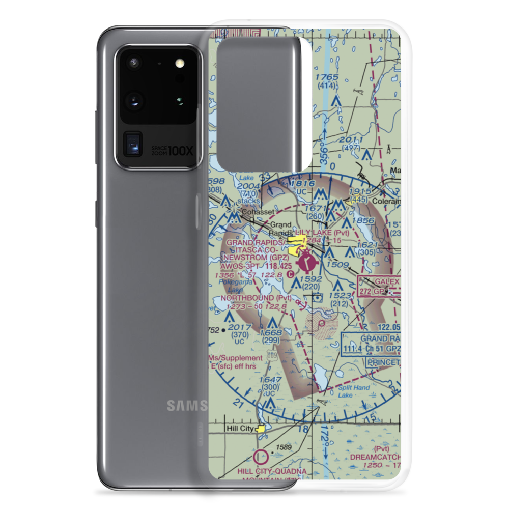 Lily Lake Seaplane Base (12MN) VFR Sectional Samsung Case Samsung Galaxy S20 Ultra model shown