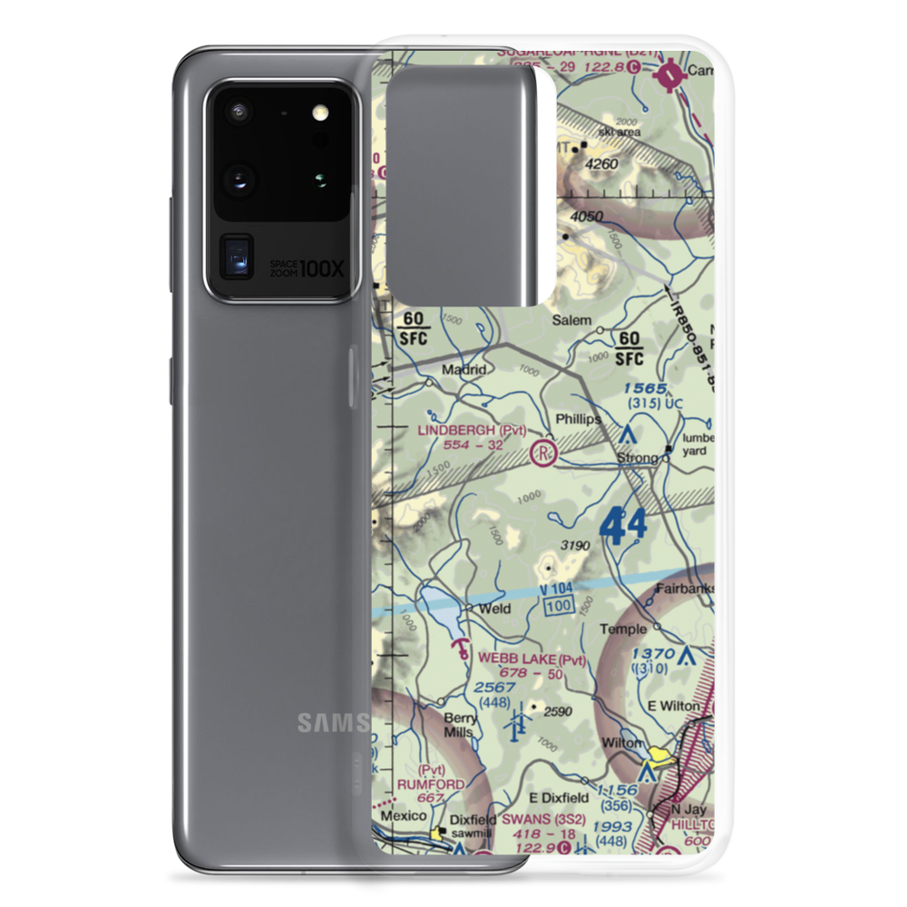 Lindbergh Airport (08ME) VFR Sectional Samsung Case Samsung Galaxy S20 Ultra model shown