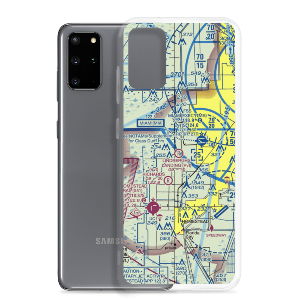 Lindbergh's Landing Airport (FA35) VFR Sectional Samsung Case Samsung Galaxy S20 Plus model shown