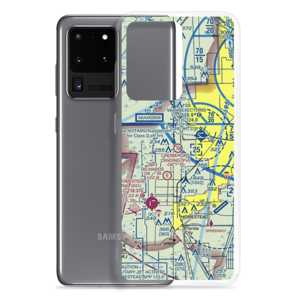 Lindbergh's Landing Airport (FA35) VFR Sectional Samsung Case Samsung Galaxy S20 Ultra model shown