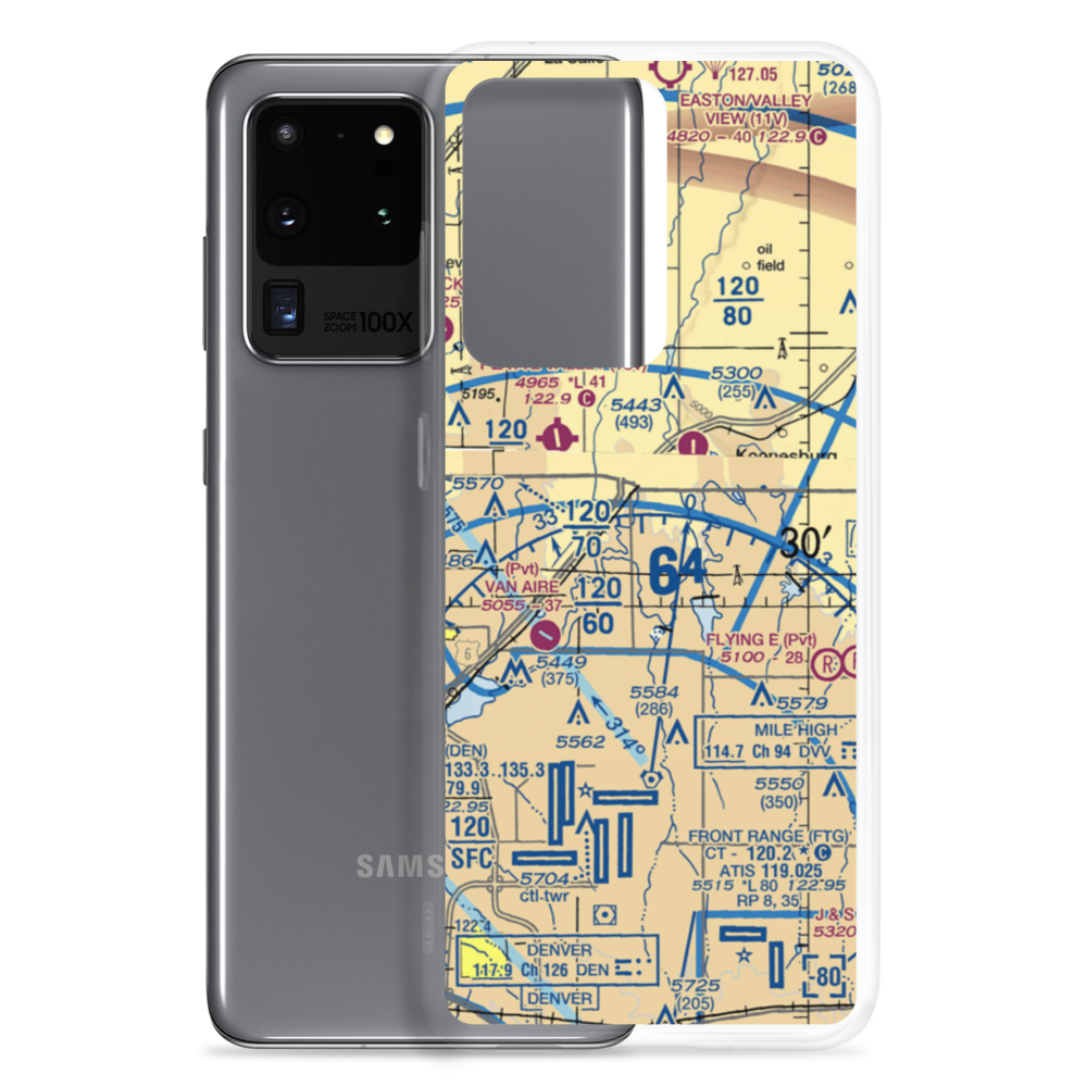 Lindys Airpark (7CO3) VFR Sectional Samsung Case Samsung Galaxy S20 Ultra model shown
