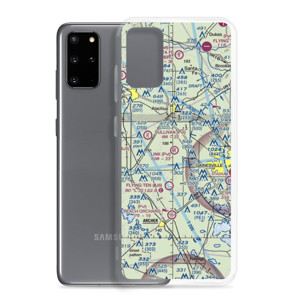 Link Field (63FD) VFR Sectional Samsung Case Samsung Galaxy S20 Plus model shown