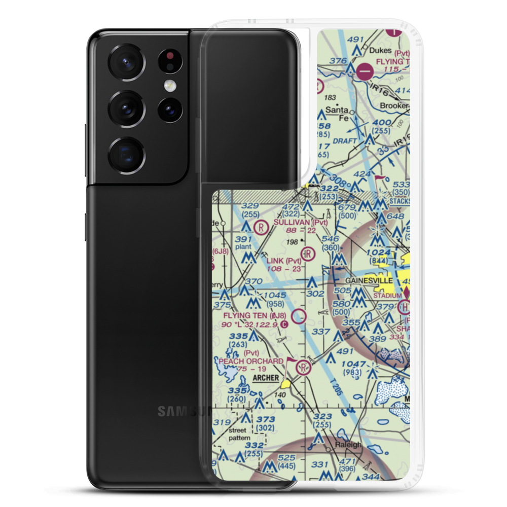 Link Field (63FD) VFR Sectional Samsung Case Samsung Galaxy S21 Ultra model shown