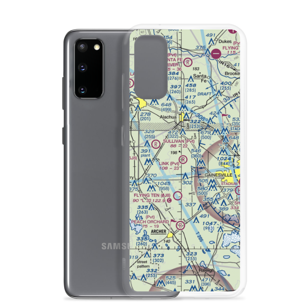 Link Field (63FD) VFR Sectional Samsung Case Samsung Galaxy S20 model shown
