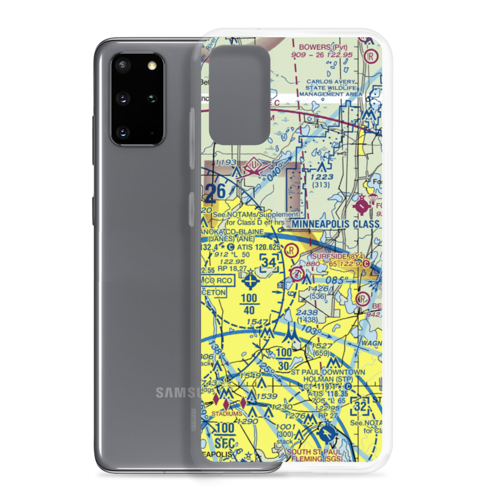 Lino Air Park (MY18) VFR Sectional Samsung Case Samsung Galaxy S20 Plus model shown