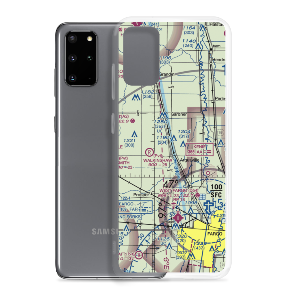 Lisburg Airport (6ND3) VFR Sectional Samsung Case Samsung Galaxy S20 Plus model shown