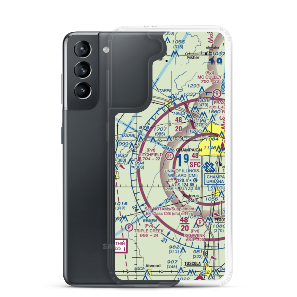 Litchfield RLA Restricted Landing Area (4IS7) VFR Sectional Samsung Case Samsung Galaxy S21 model shown
