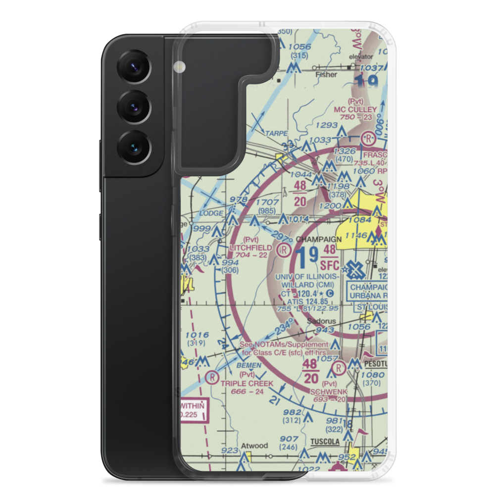 Litchfield RLA Restricted Landing Area (4IS7) VFR Sectional Samsung Case Samsung Galaxy S22 Plus model shown