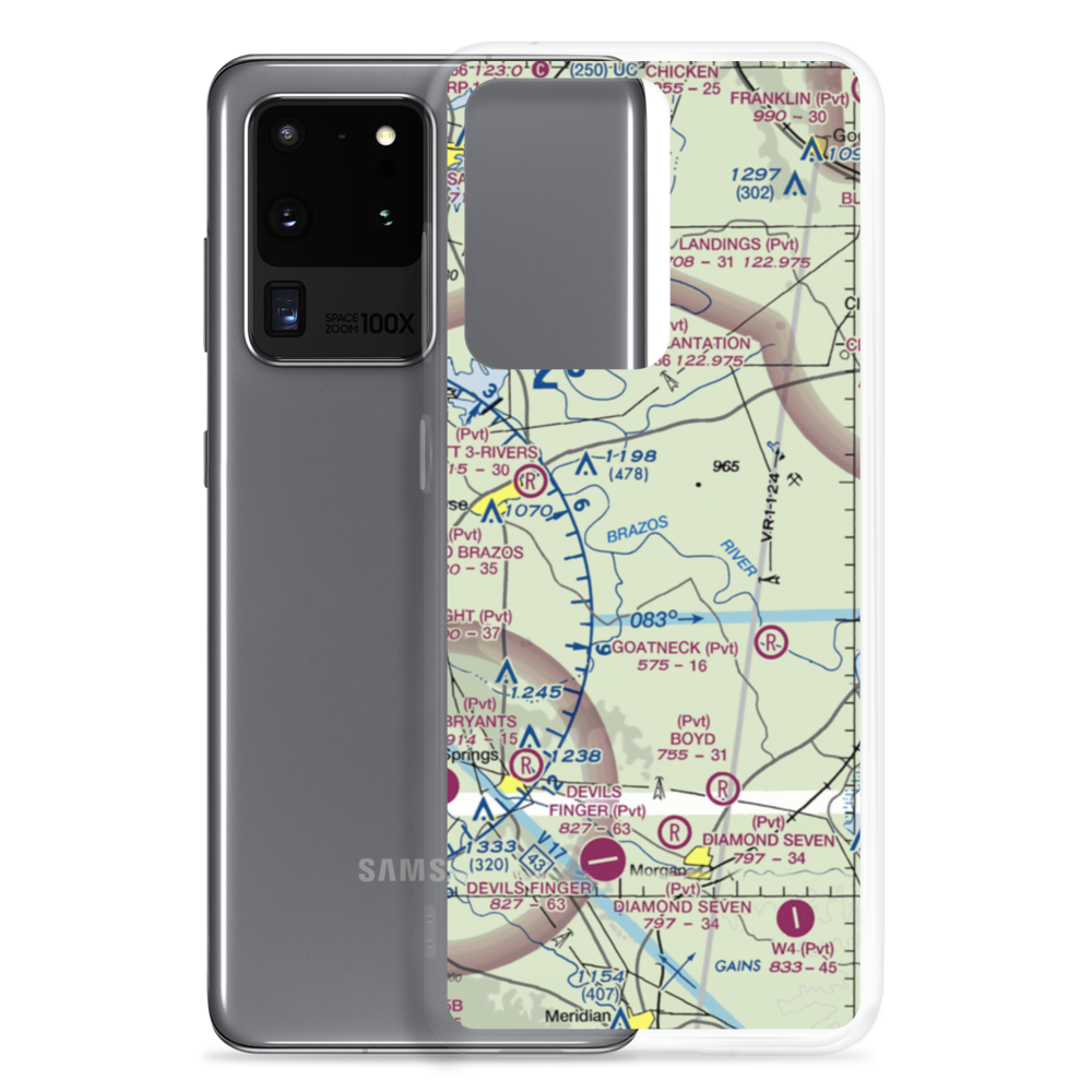 Little 'L' Ranch Airport (TS61) VFR Sectional Samsung Case Samsung Galaxy S20 Ultra model shown