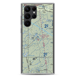 Little Clam Lake Seaplane Base (7WI1) VFR Sectional Samsung Case