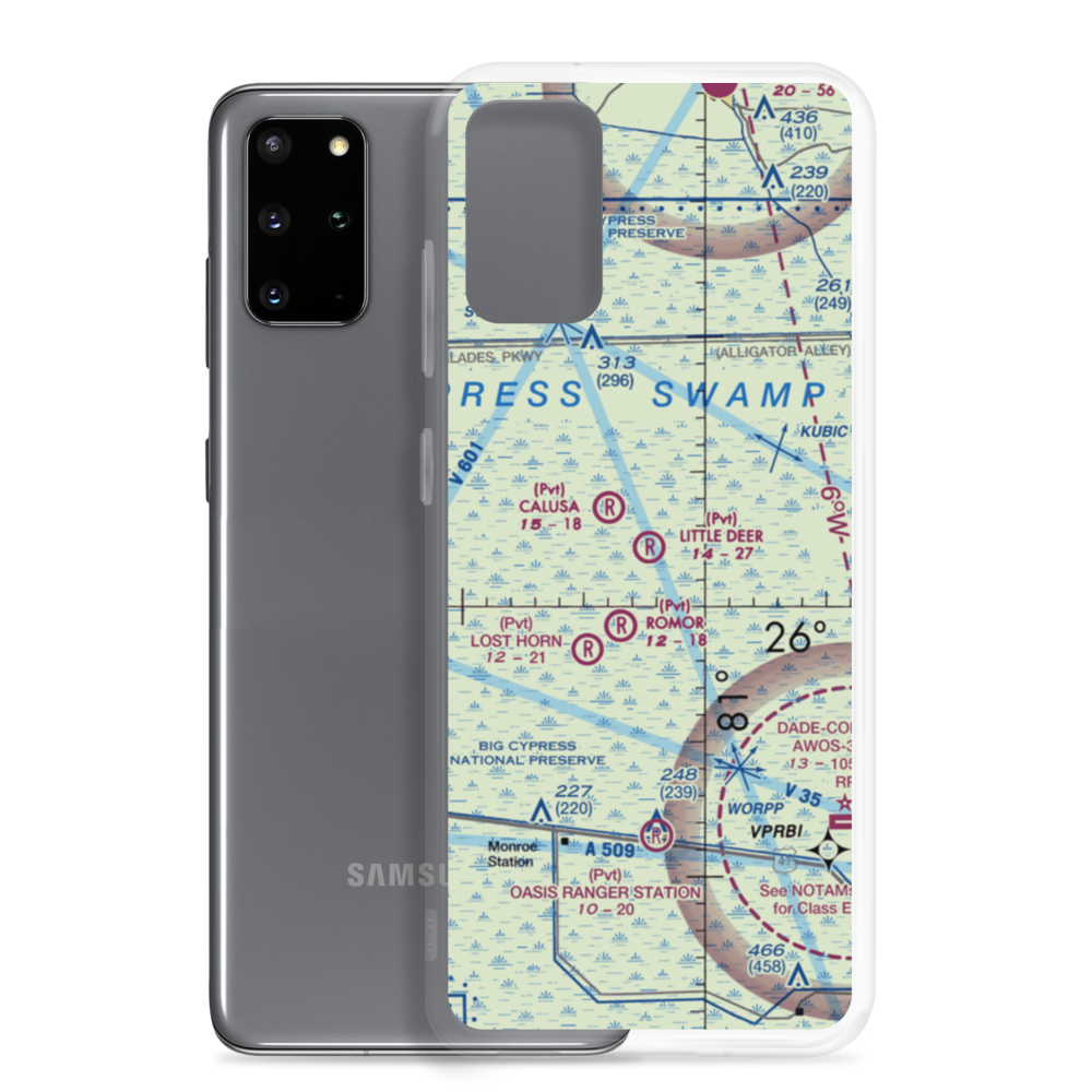 Little Deer Airport (16FA) VFR Sectional Samsung Case Samsung Galaxy S20 Plus model shown