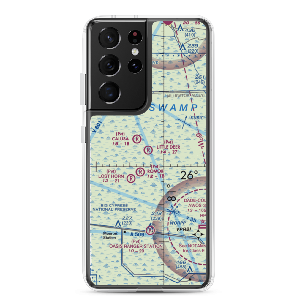 Little Deer Airport (16FA) VFR Sectional Samsung Case Samsung Galaxy S21 Ultra model shown