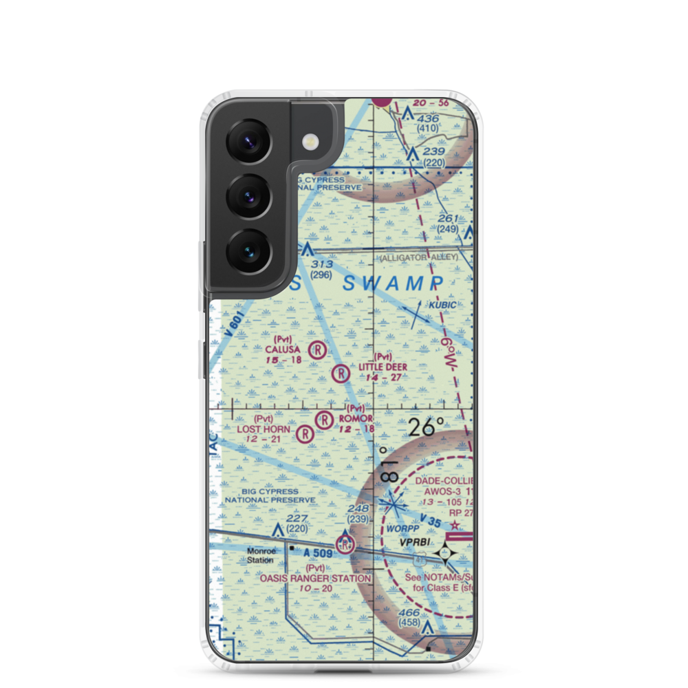 Little Deer Airport (16FA) VFR Sectional Samsung Case Samsung Galaxy S22 model shown