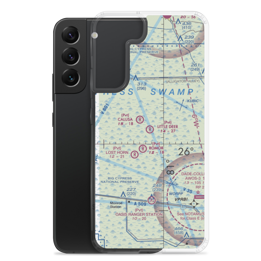 Little Deer Airport (16FA) VFR Sectional Samsung Case Samsung Galaxy S22 Plus model shown