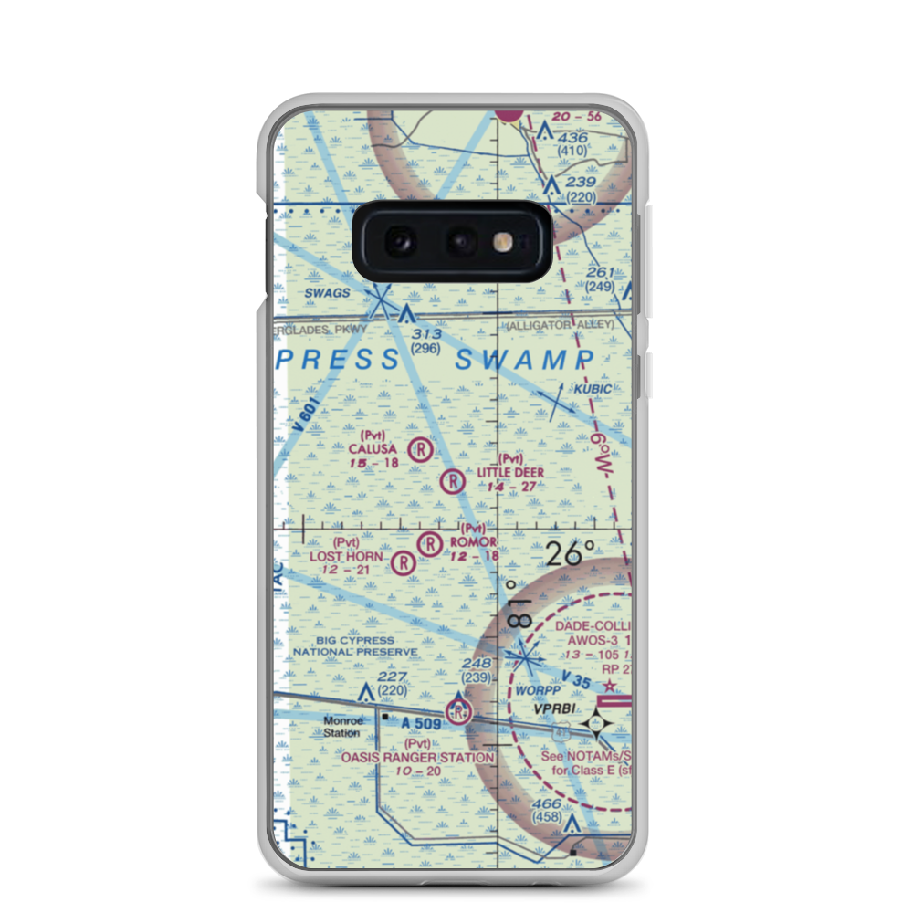 Little Deer Airport (16FA) VFR Sectional Samsung Case Samsung Galaxy S10e model shown