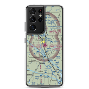 Little Falls-Morrison County-Lindbergh field (LXL) VFR Sectional Samsung Case