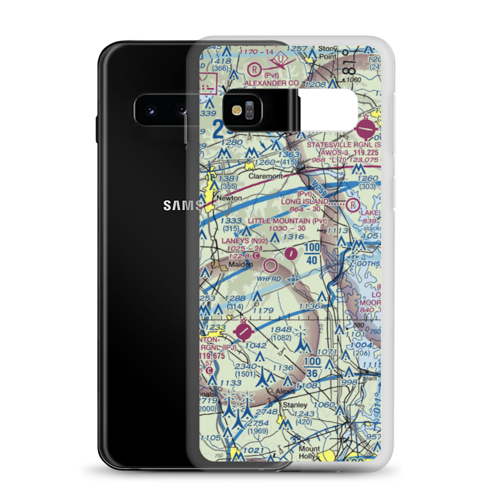 Little Mountain Airport (6NC1) VFR Sectional Samsung Case Samsung Galaxy S10 model shown