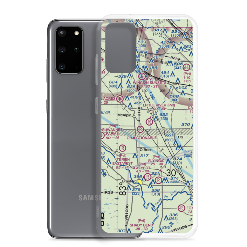 Little River Airport (FL10) VFR Sectional Samsung Case Samsung Galaxy S20 Plus model shown