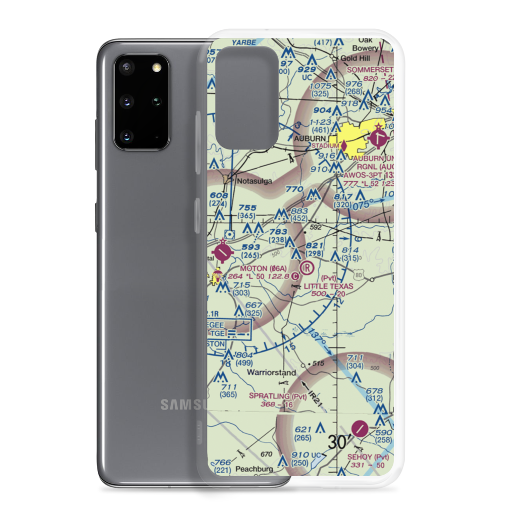 Little Texas Airport (27AL) VFR Sectional Samsung Case Samsung Galaxy S20 Plus model shown