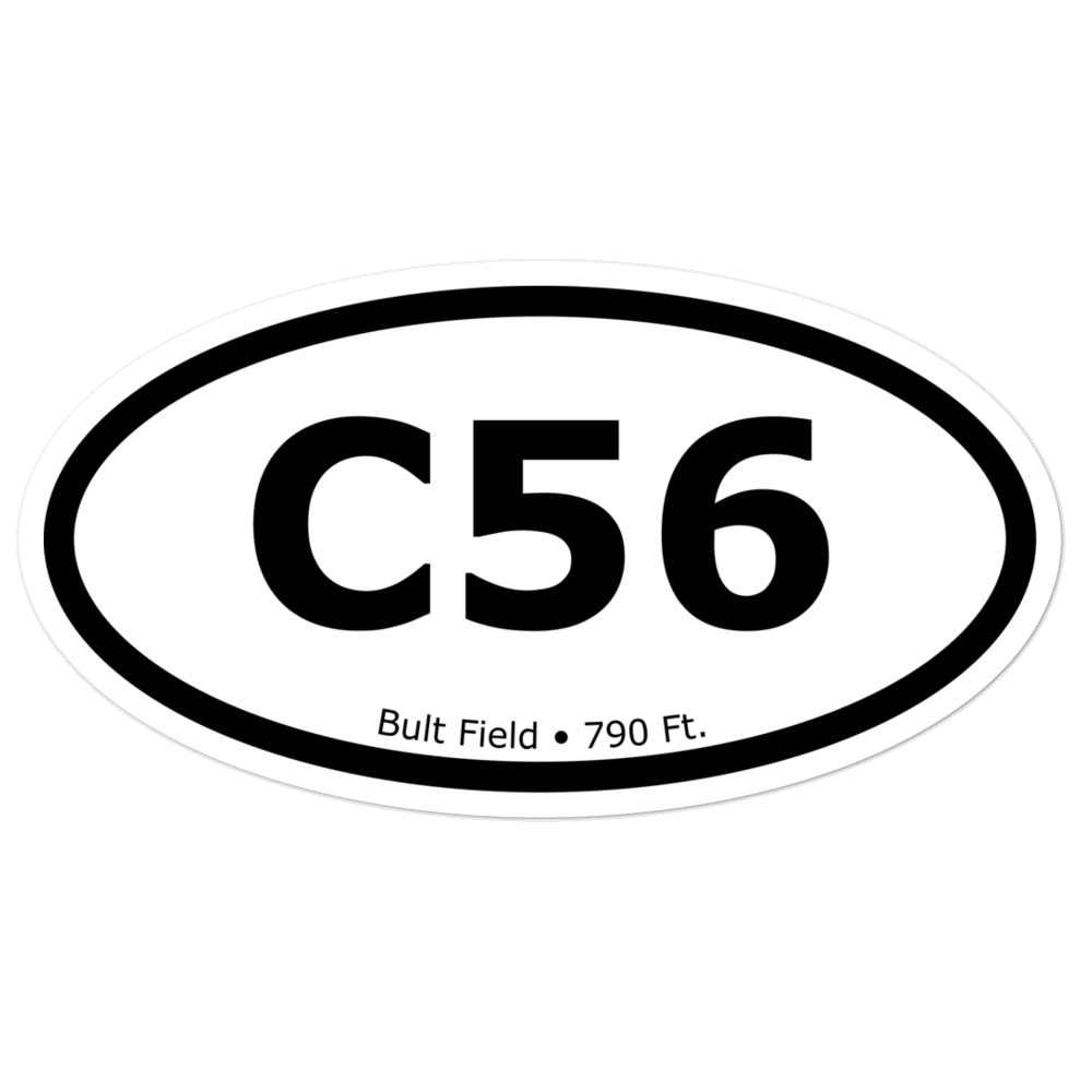 Bult Field (C56) Oval Sticker 