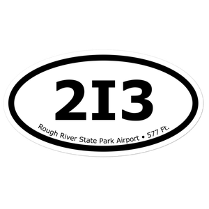 Rough River State Park Airport (K2I3) Oval Sticker