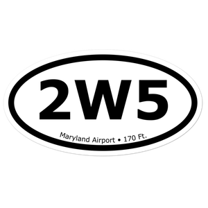Maryland Airport (K2W5) Oval Sticker