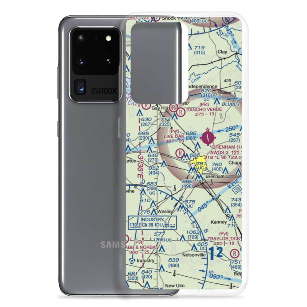 Live Oak Ranch Airport (TA17) VFR Sectional Samsung Case Samsung Galaxy S20 Ultra model shown