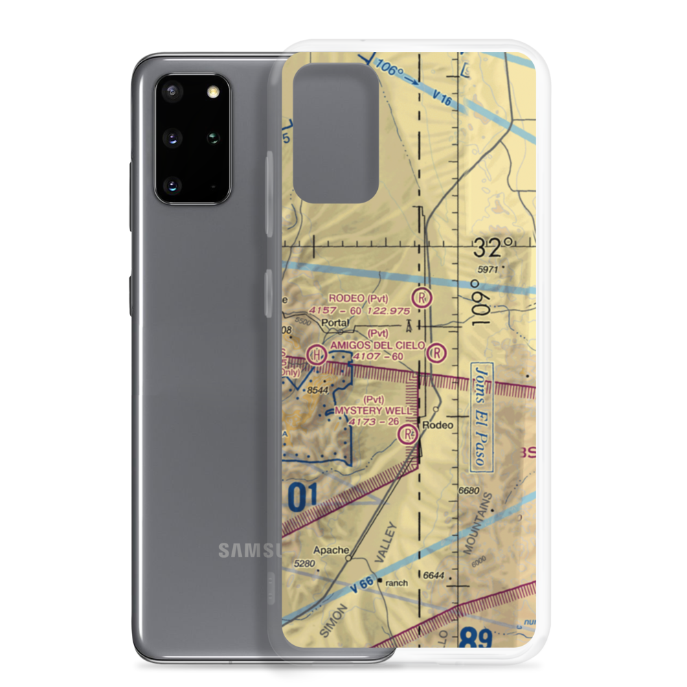Lizzy Lizard Airport (8AZ5) VFR Sectional Samsung Case Samsung Galaxy S20 Plus model shown