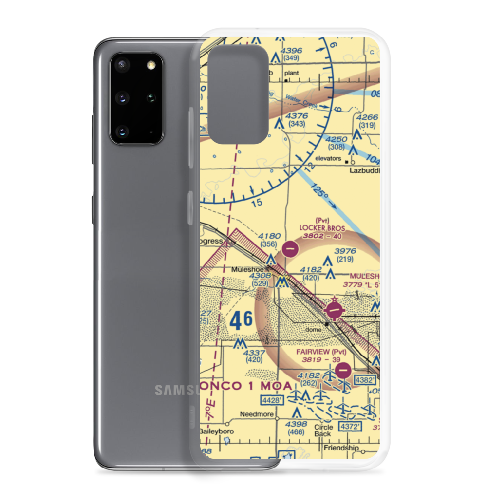 Locker Brothers Airport (1TE0) VFR Sectional Samsung Case Samsung Galaxy S20 Plus model shown