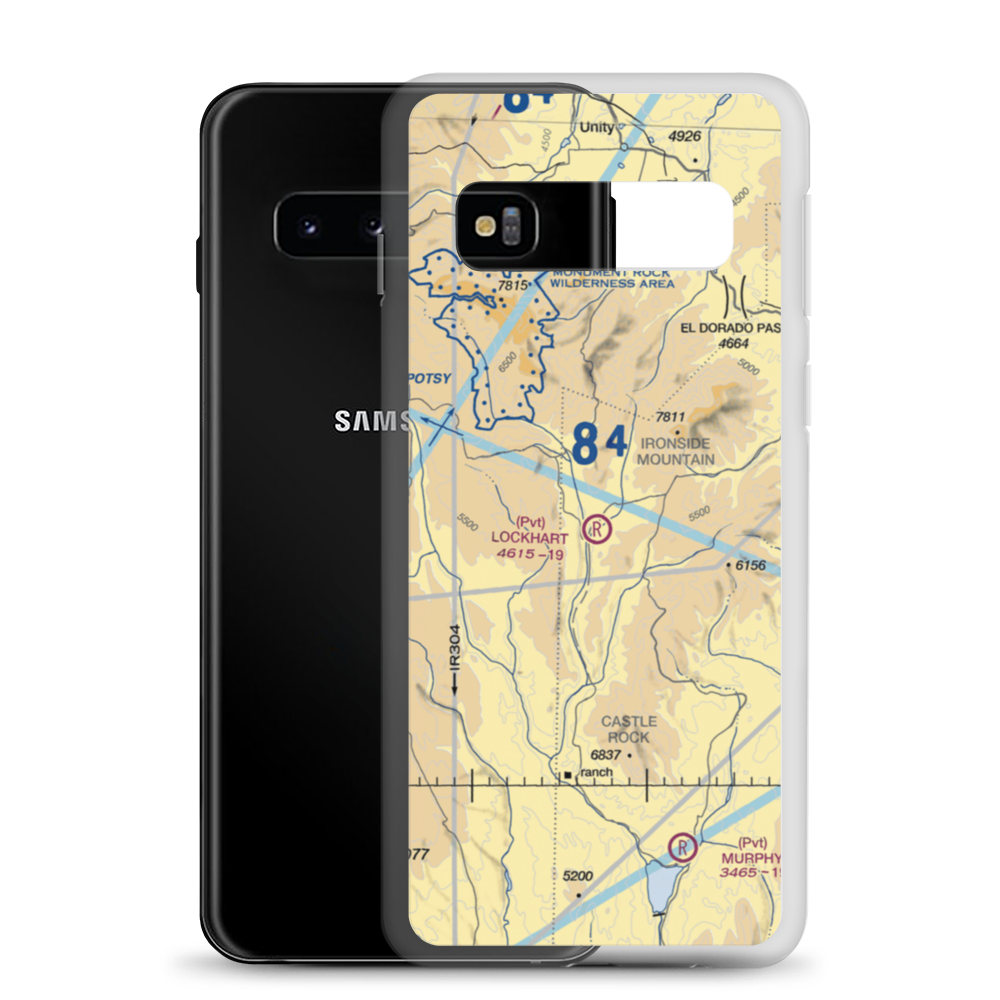 Lockhart Airport (2OR6) VFR Sectional Samsung Case Samsung Galaxy S10 model shown