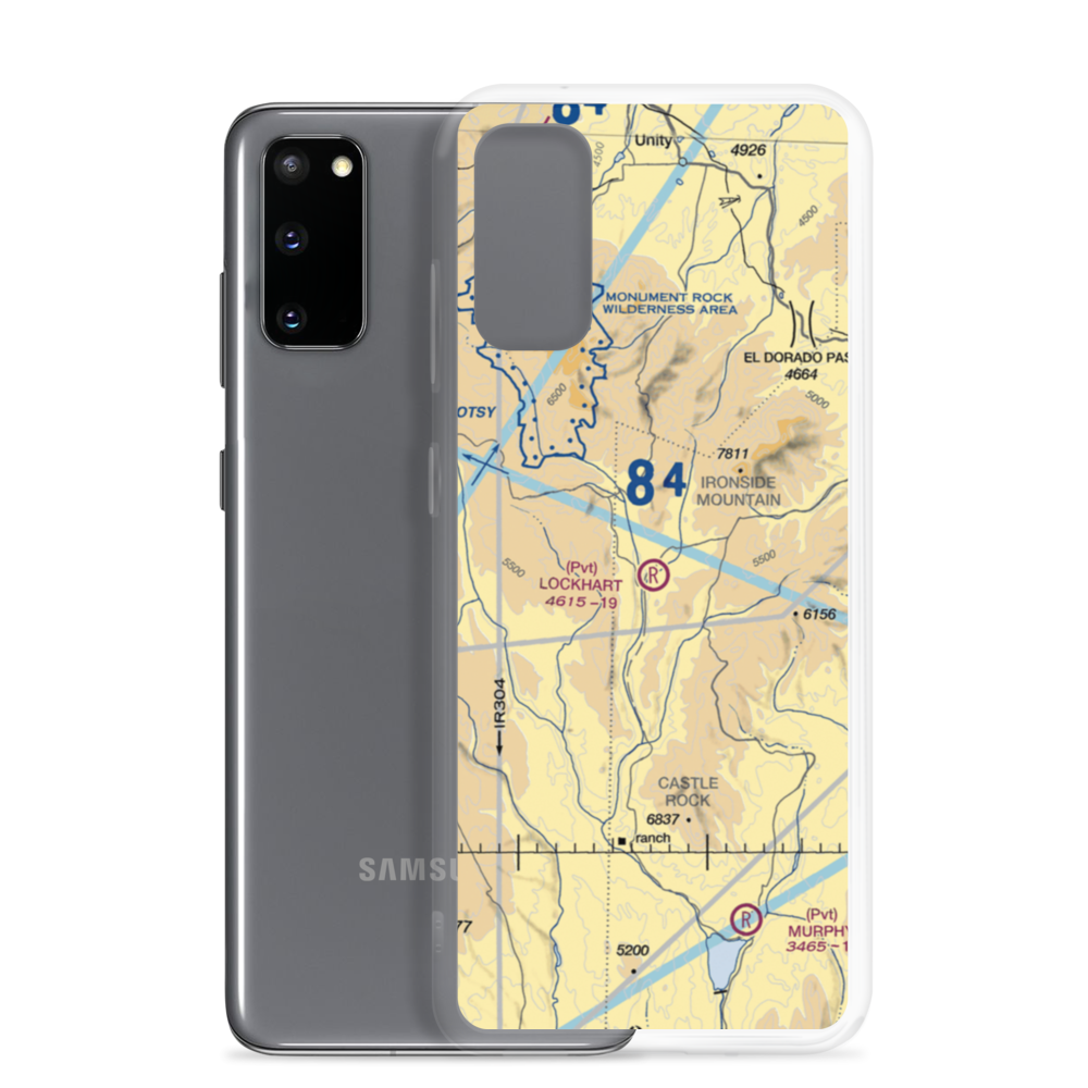 Lockhart Airport (2OR6) VFR Sectional Samsung Case Samsung Galaxy S20 model shown