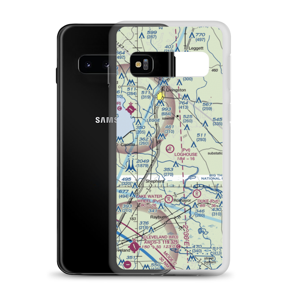 Loghouse /Stol/ STOLport (TE38) VFR Sectional Samsung Case Samsung Galaxy S10 model shown