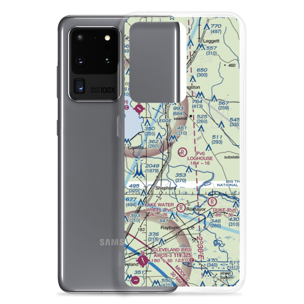 Loghouse /Stol/ STOLport (TE38) VFR Sectional Samsung Case Samsung Galaxy S20 Ultra model shown