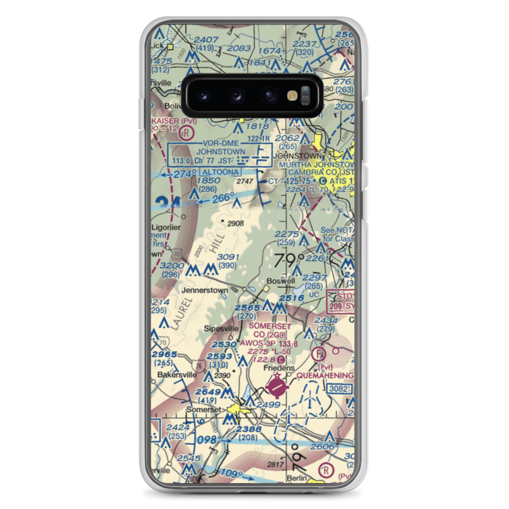 Lohr's Landing Airport (PN47) VFR Sectional Samsung Case Samsung Galaxy S10+ model shown