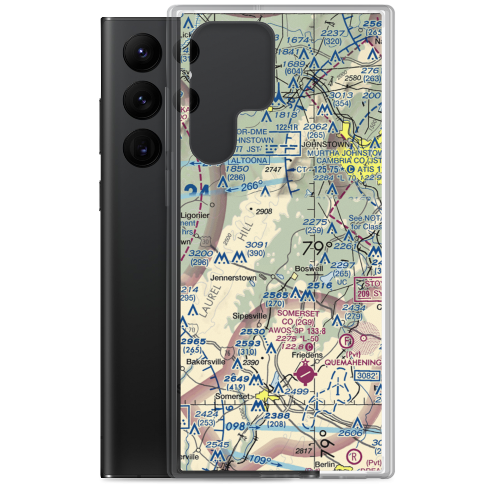 Lohr's Landing Airport (PN47) VFR Sectional Samsung Case Samsung Galaxy S22 Ultra model shown