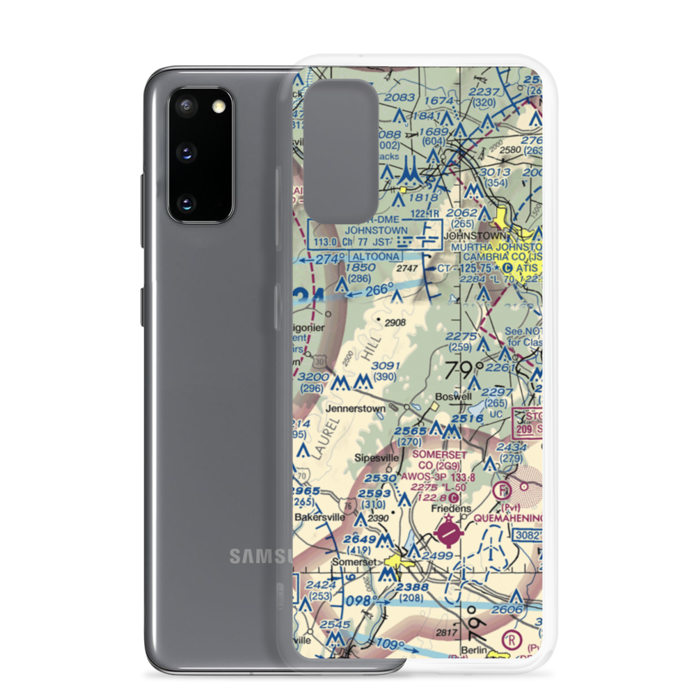 Lohr's Landing Airport (PN47) VFR Sectional Samsung Case Samsung Galaxy S20 model shown