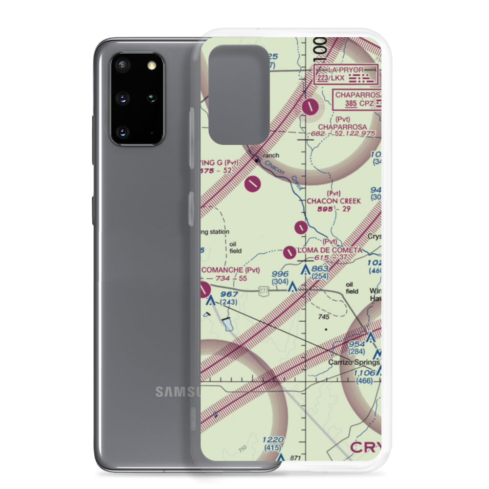 Loma de Cometa Airport (66TX) VFR Sectional Samsung Case Samsung Galaxy S20 Plus model shown