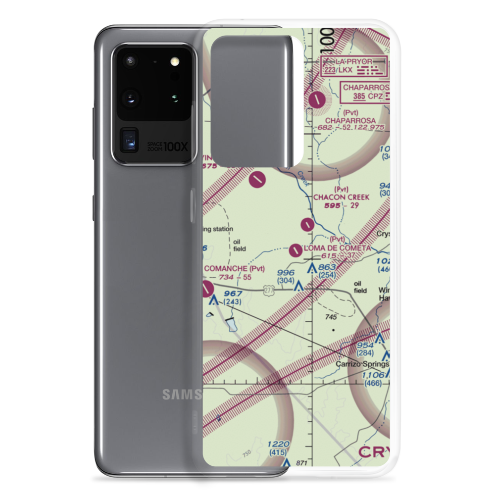 Loma de Cometa Airport (66TX) VFR Sectional Samsung Case Samsung Galaxy S20 Ultra model shown