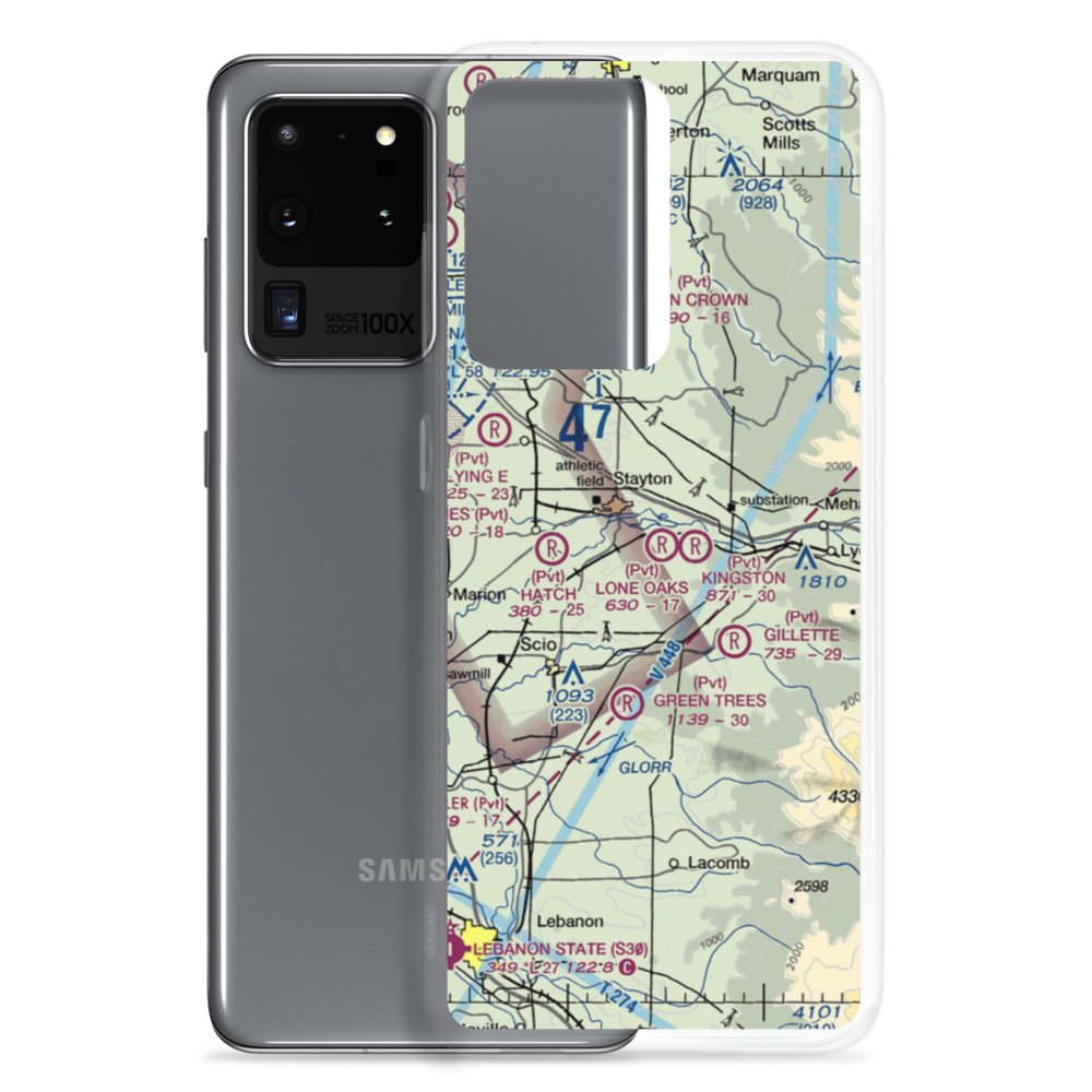 Lone Oaks Ranch Airport (5OR9) VFR Sectional Samsung Case Samsung Galaxy S20 Ultra model shown