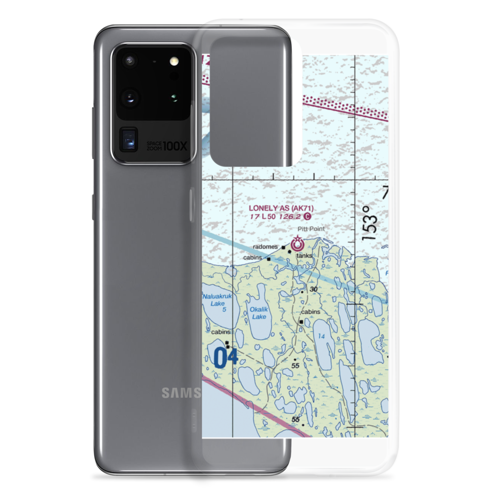 Lonely Air Station (LNI) VFR Sectional Samsung Case Samsung Galaxy S20 Ultra model shown