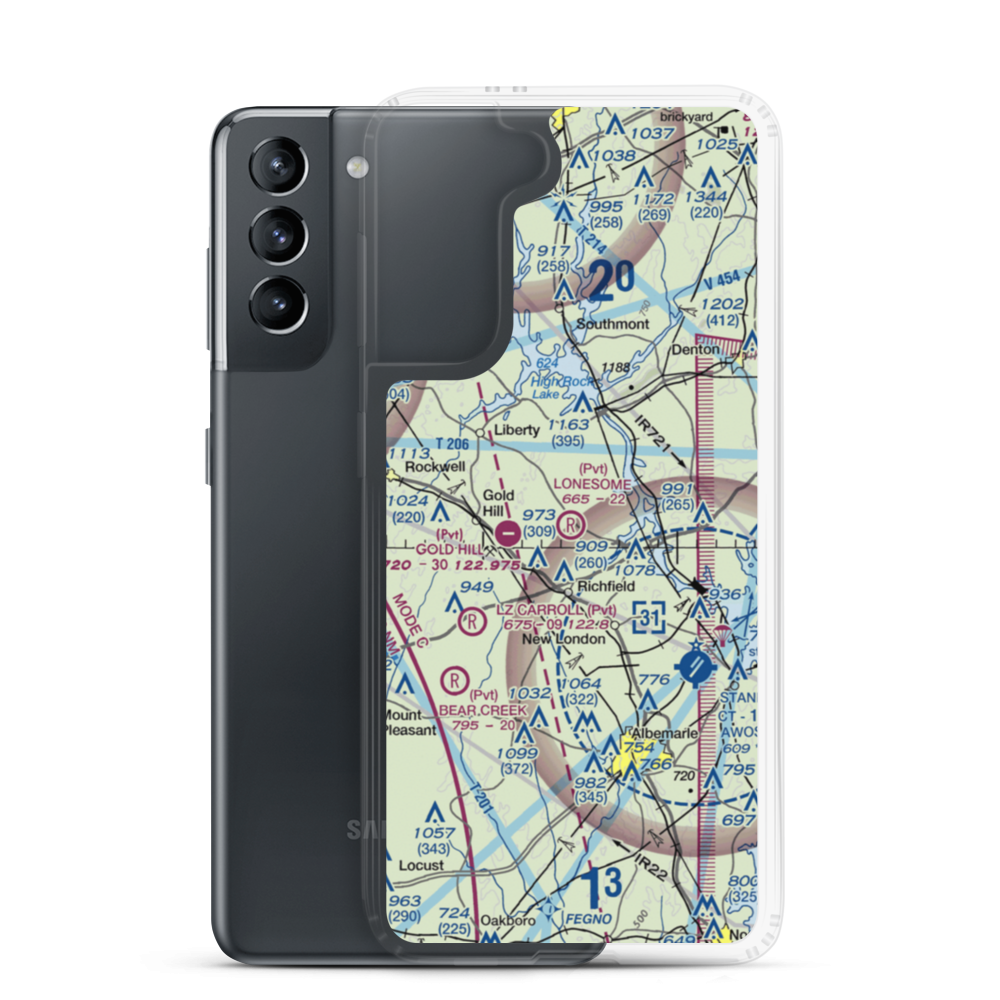 Lonesome Field (1NC8) VFR Sectional Samsung Case Samsung Galaxy S21 model shown