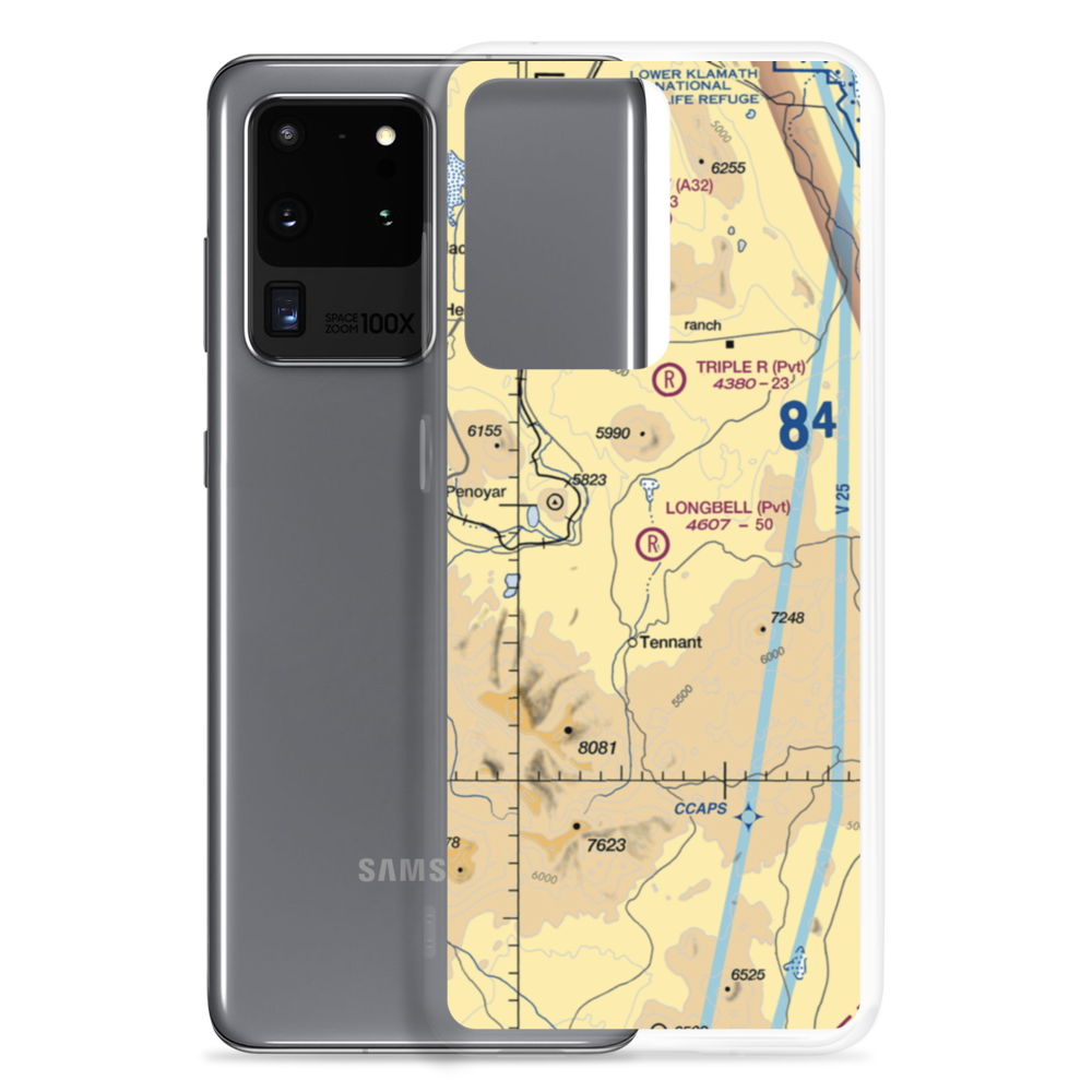Longbell Ranch Airport (2CL3) VFR Sectional Samsung Case Samsung Galaxy S20 Ultra model shown