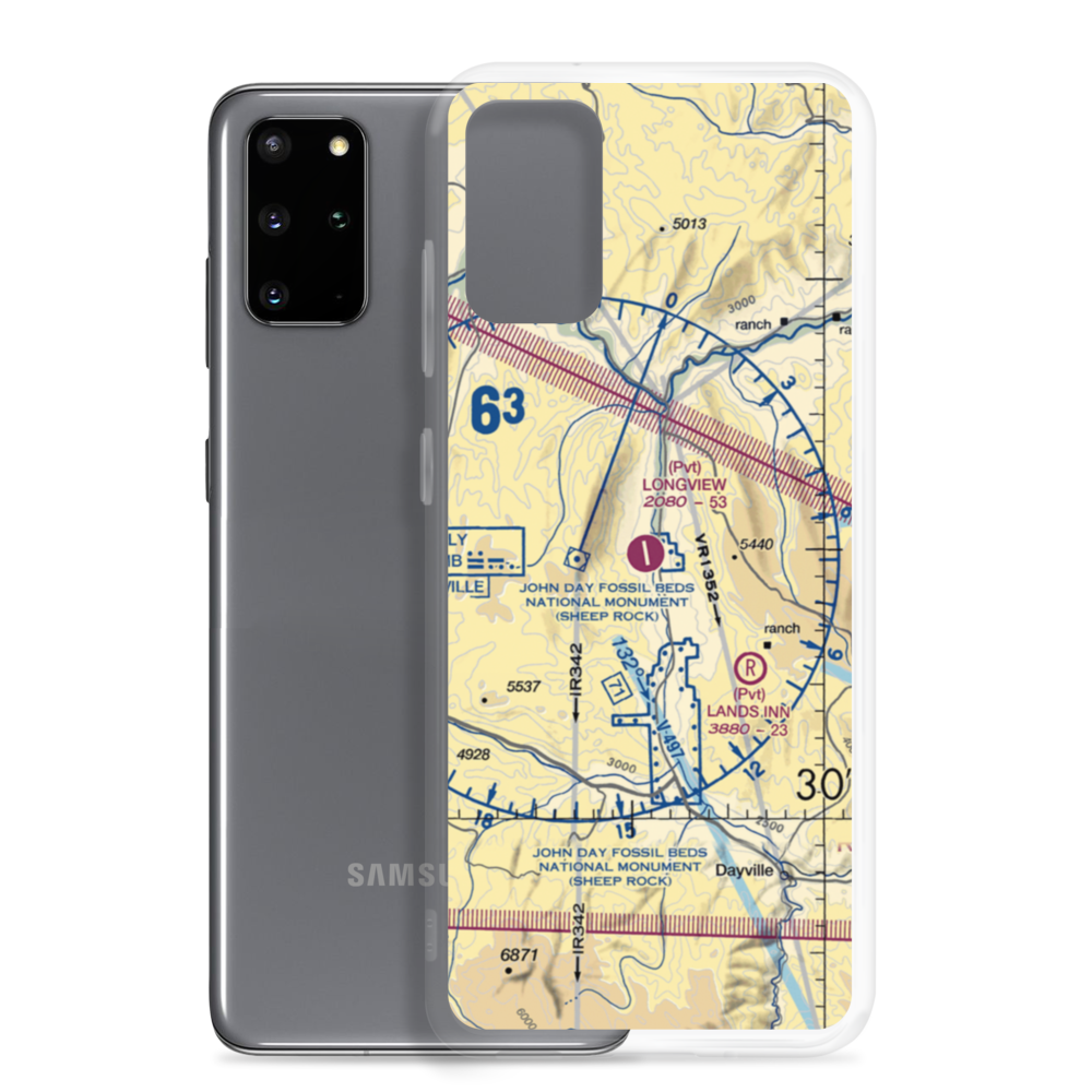 Longview Ranch Airport (OG39) VFR Sectional Samsung Case Samsung Galaxy S20 Plus model shown