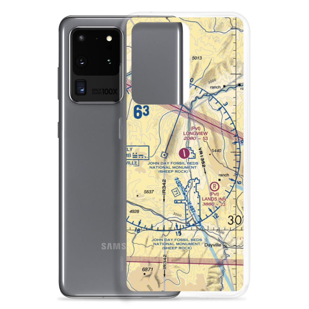 Longview Ranch Airport (OG39) VFR Sectional Samsung Case Samsung Galaxy S20 Ultra model shown