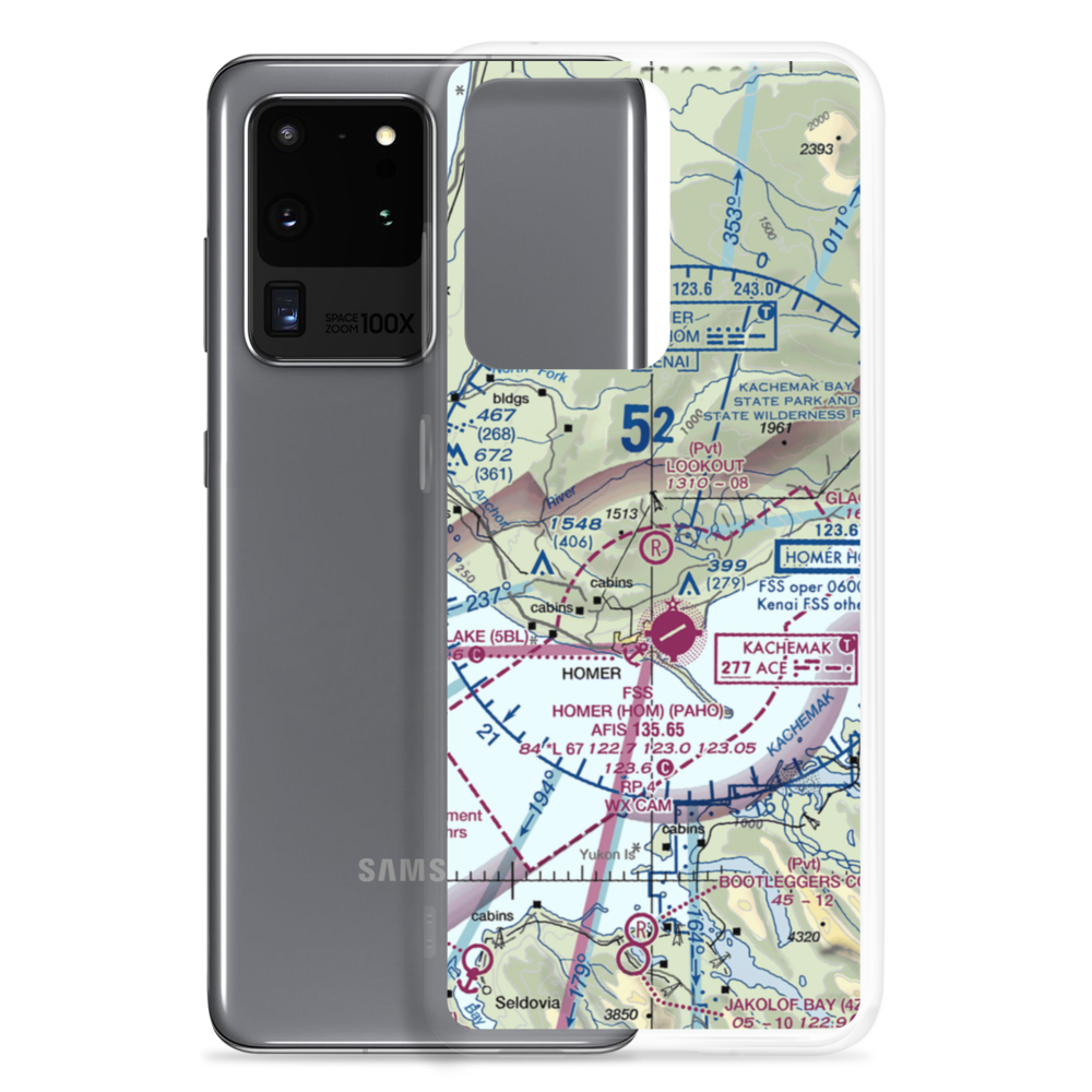 Lookout Airport (OL99) VFR Sectional Samsung Case Samsung Galaxy S20 Ultra model shown