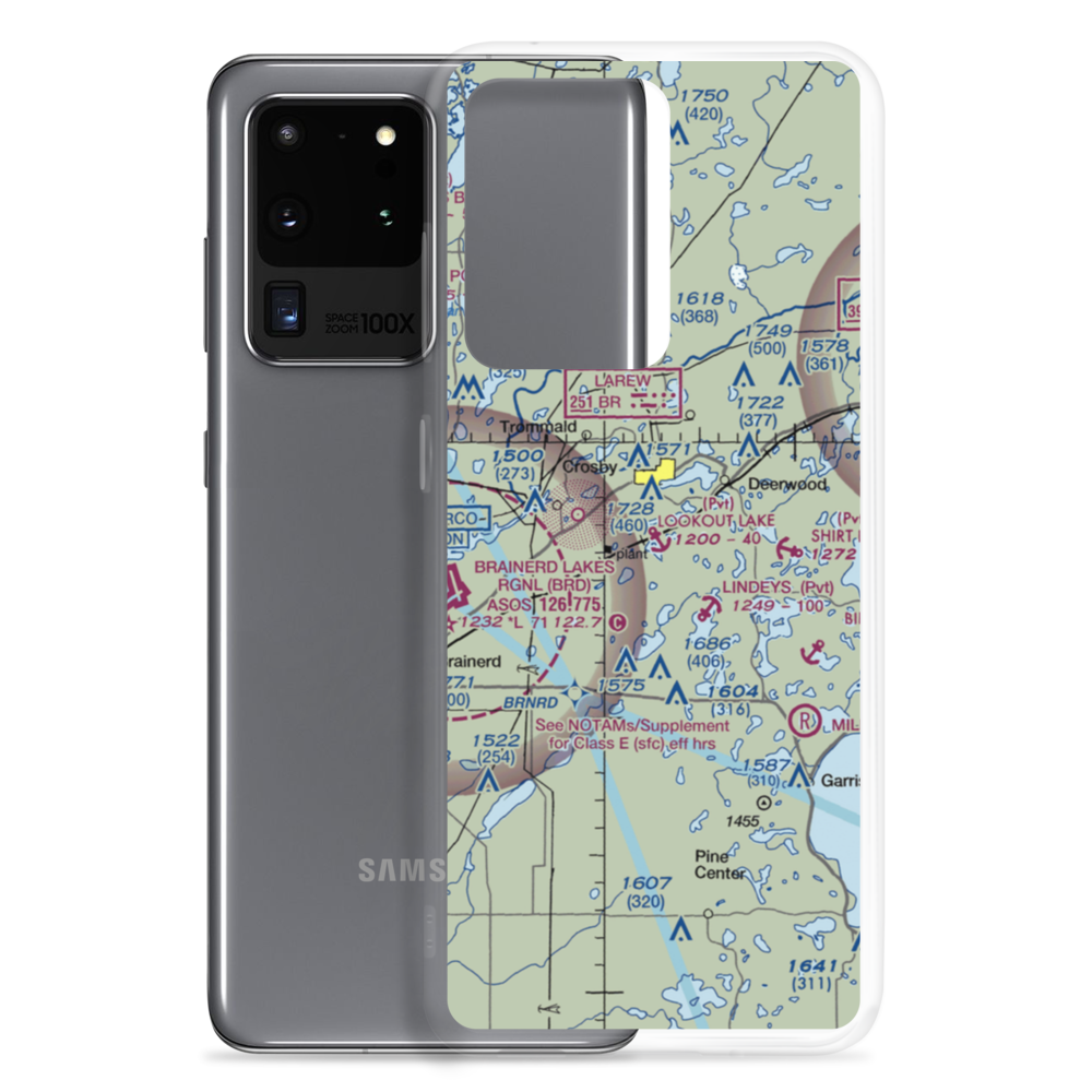 Lookout Lake Seaplane Base (10MN) VFR Sectional Samsung Case Samsung Galaxy S20 Ultra model shown