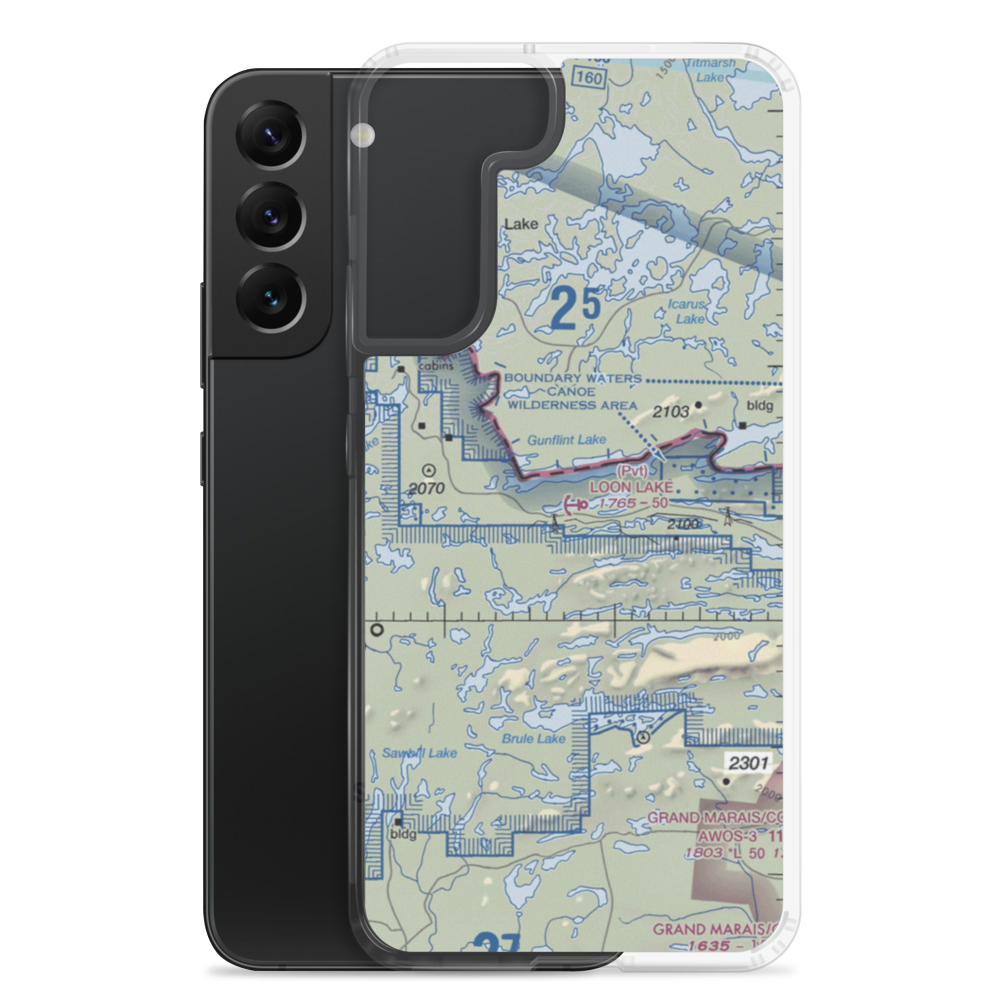 Loon Lake Seaplane Base (83MN) VFR Sectional Samsung Case Samsung Galaxy S22 Plus model shown