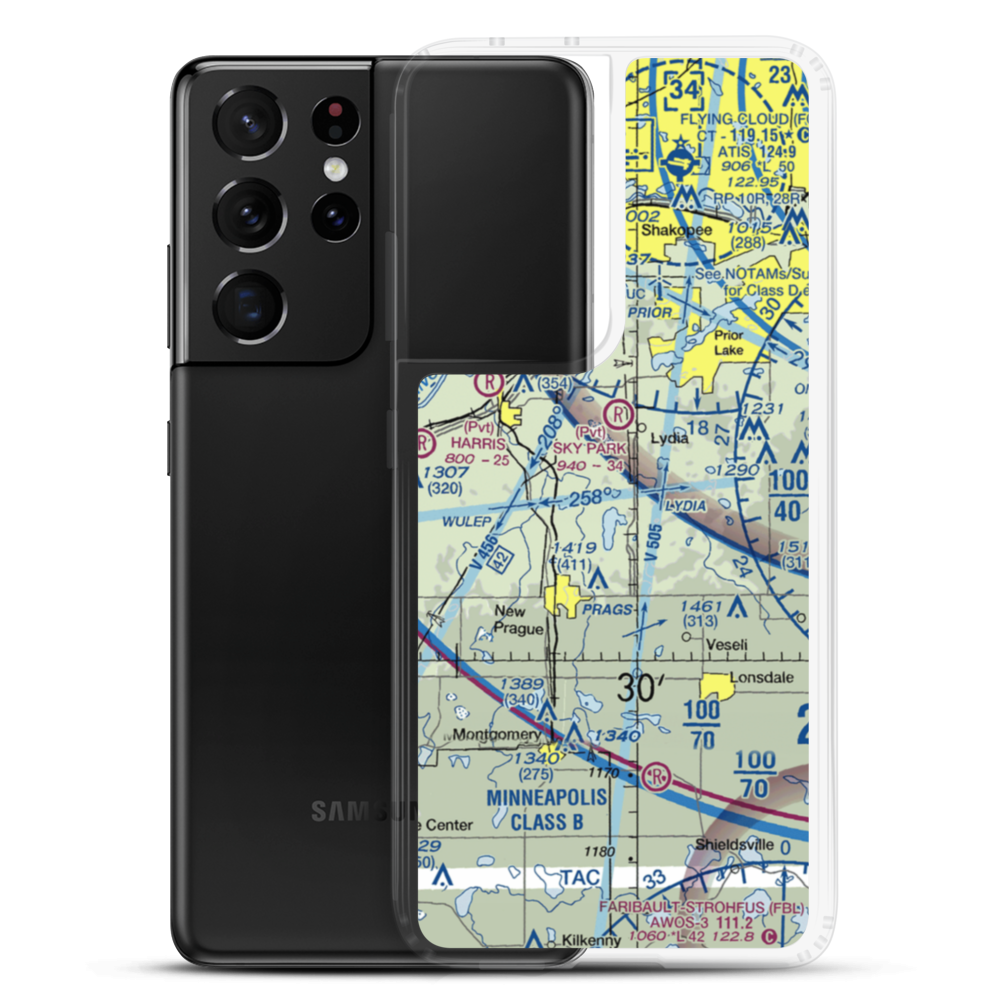 Loon Lane Seaplane Base (70MY) VFR Sectional Samsung Case Samsung Galaxy S21 Ultra model shown