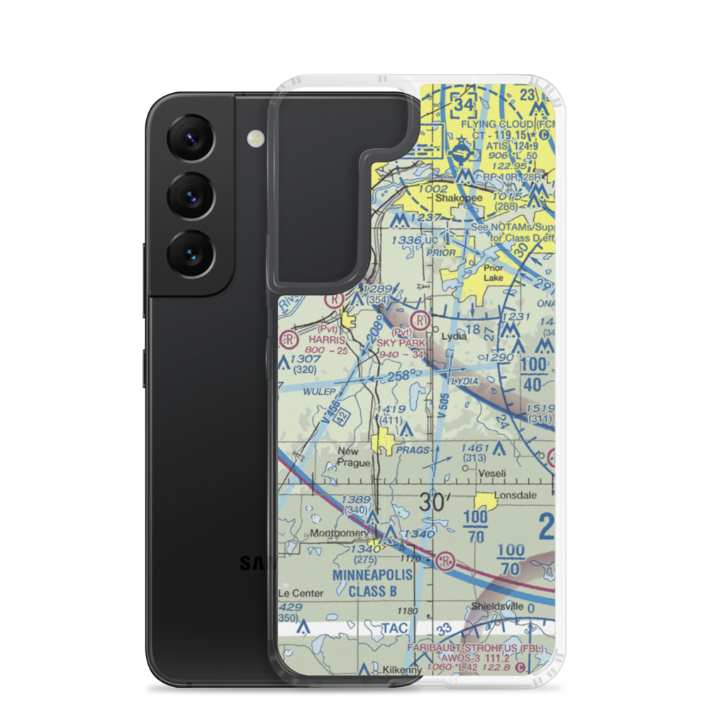 Loon Lane Seaplane Base (70MY) VFR Sectional Samsung Case Samsung Galaxy S22 model shown